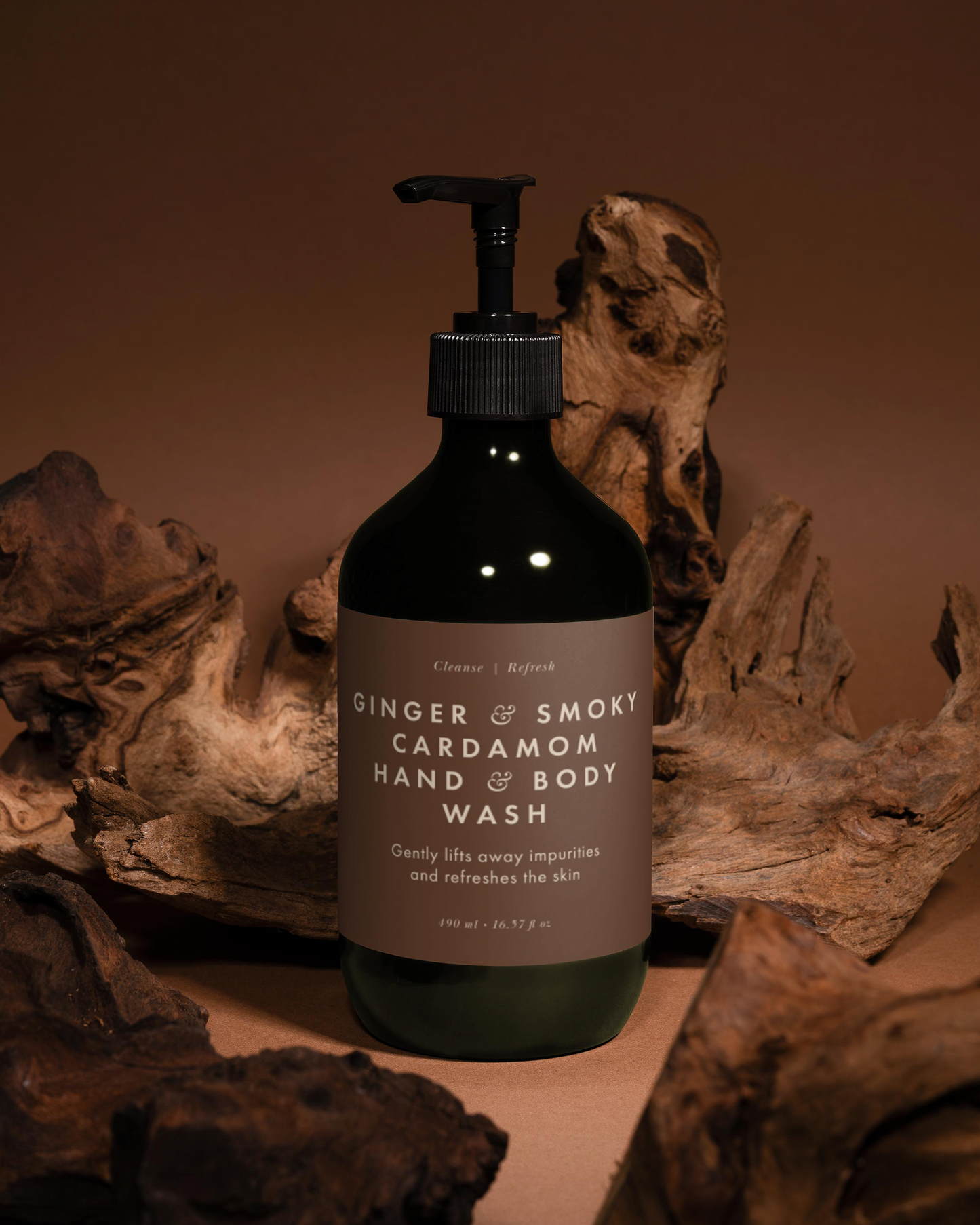 Hand & Body Wash, Ginger & Smoky Cardamom