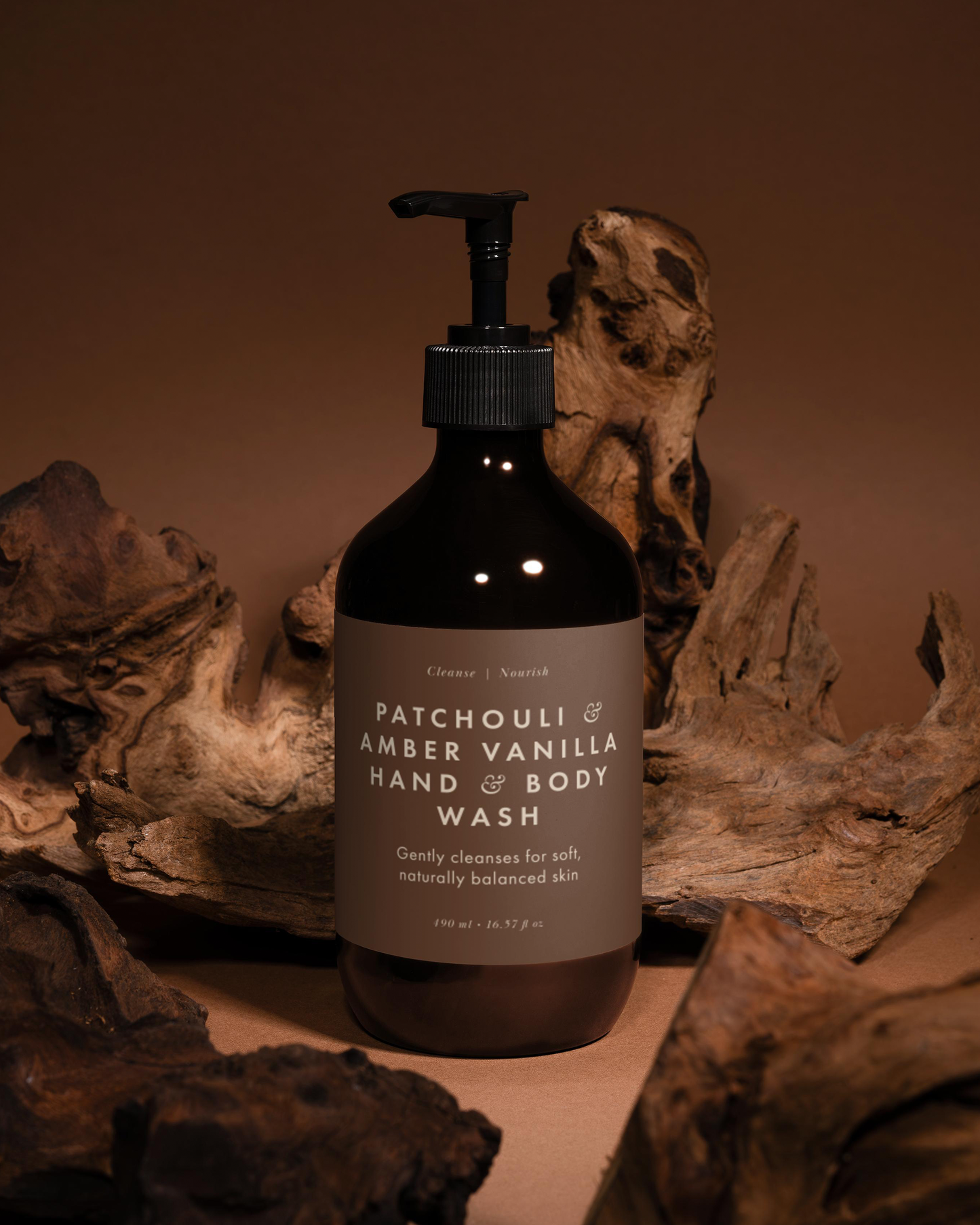 Hand & Body Wash, Patchouli & Amber Vanilla