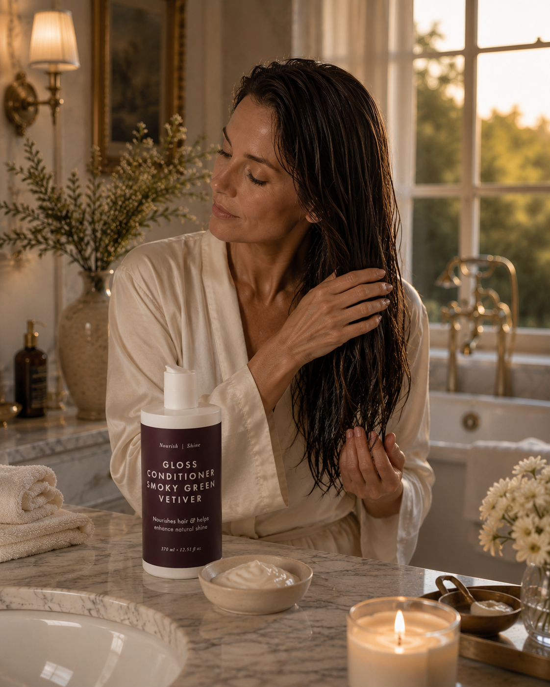 Gloss Conditioner, Smoky Green Vetiver