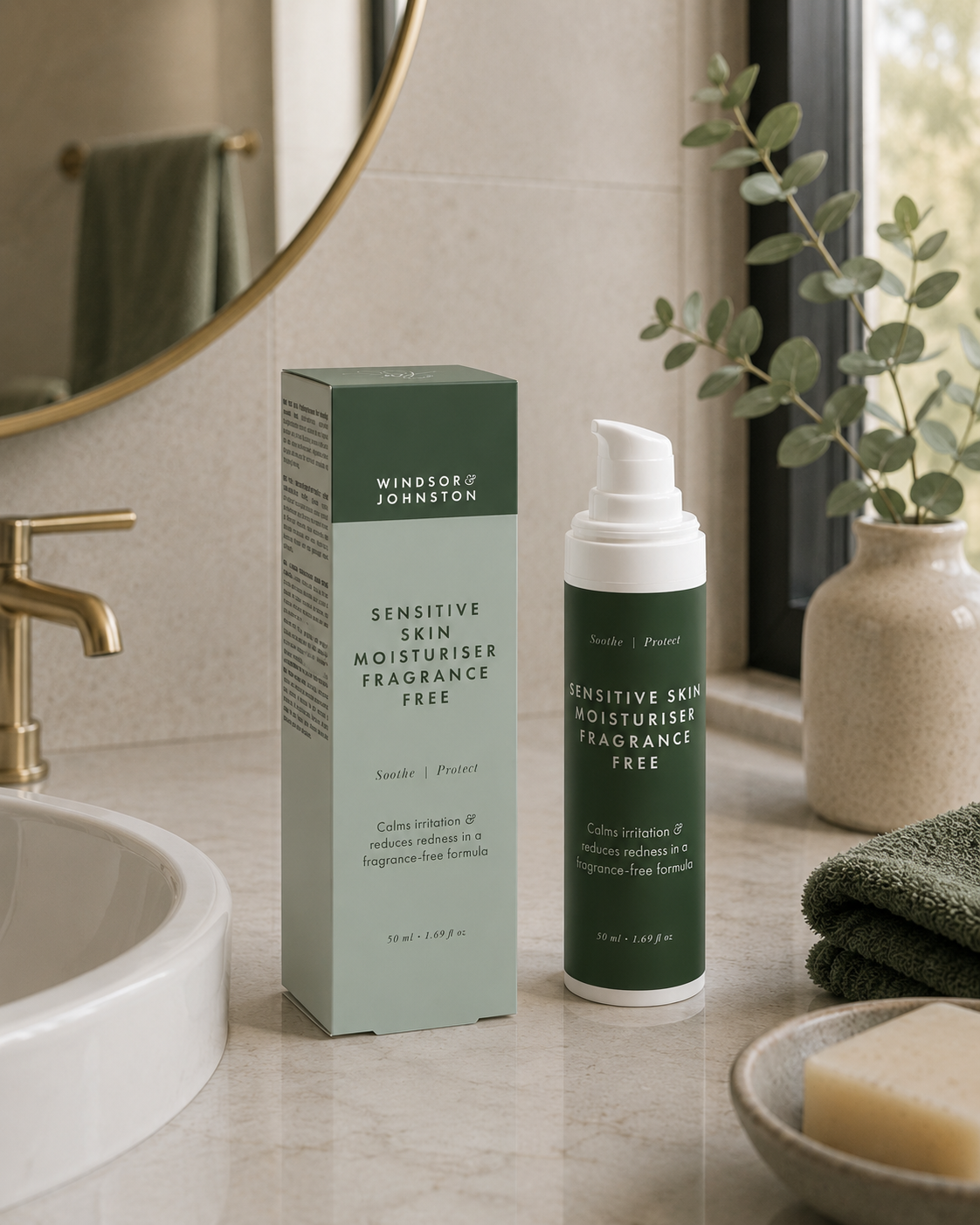 Sensitive Skin Moisturiser, Fragrance Free