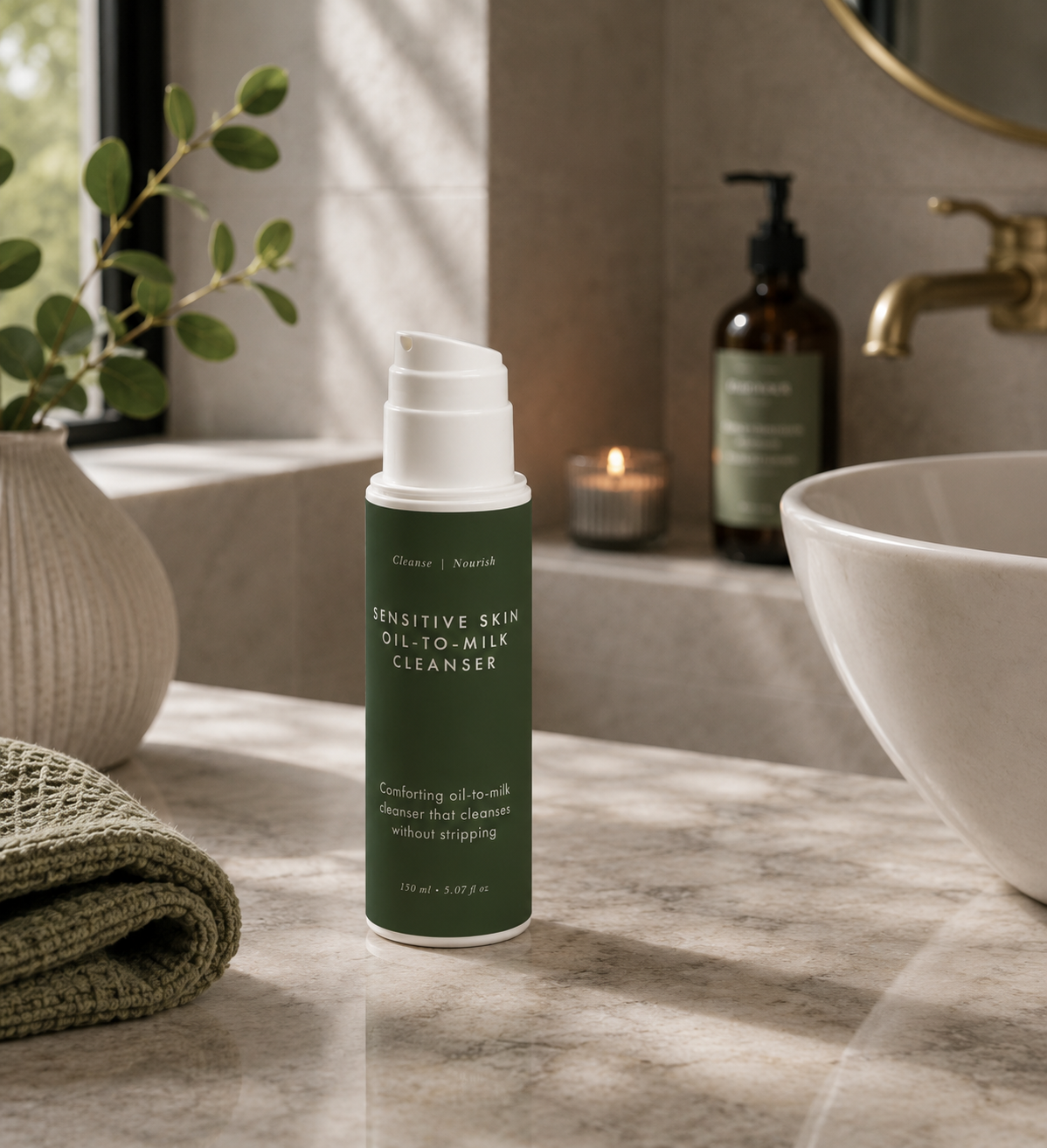 Sensitive Skin Oil-To-Milk Cleanser