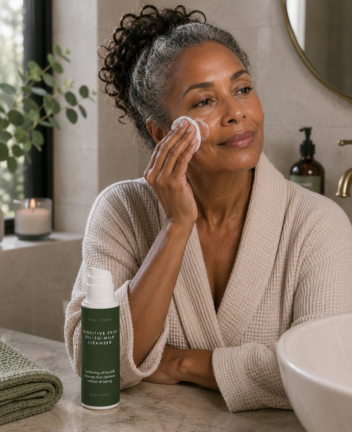 Sensitive Skin Oil-To-Milk Cleanser