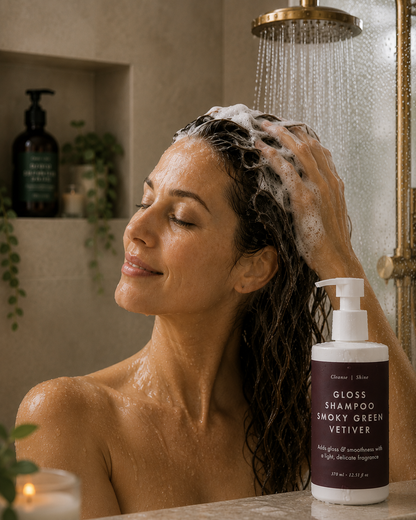 Gloss Shampoo, Smoky Green Vetiver