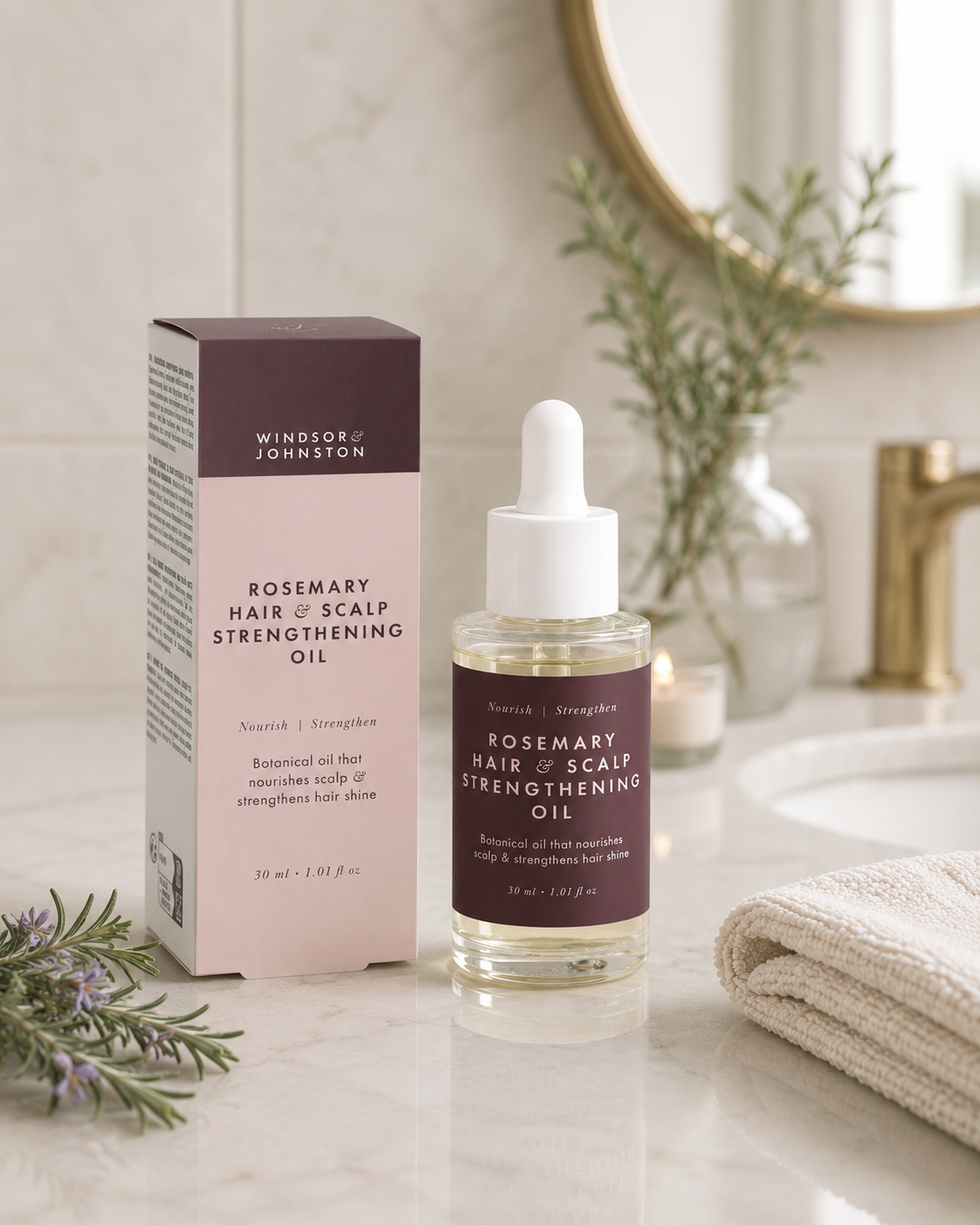 Rosemary Hair & Scalp Strengthening Oil