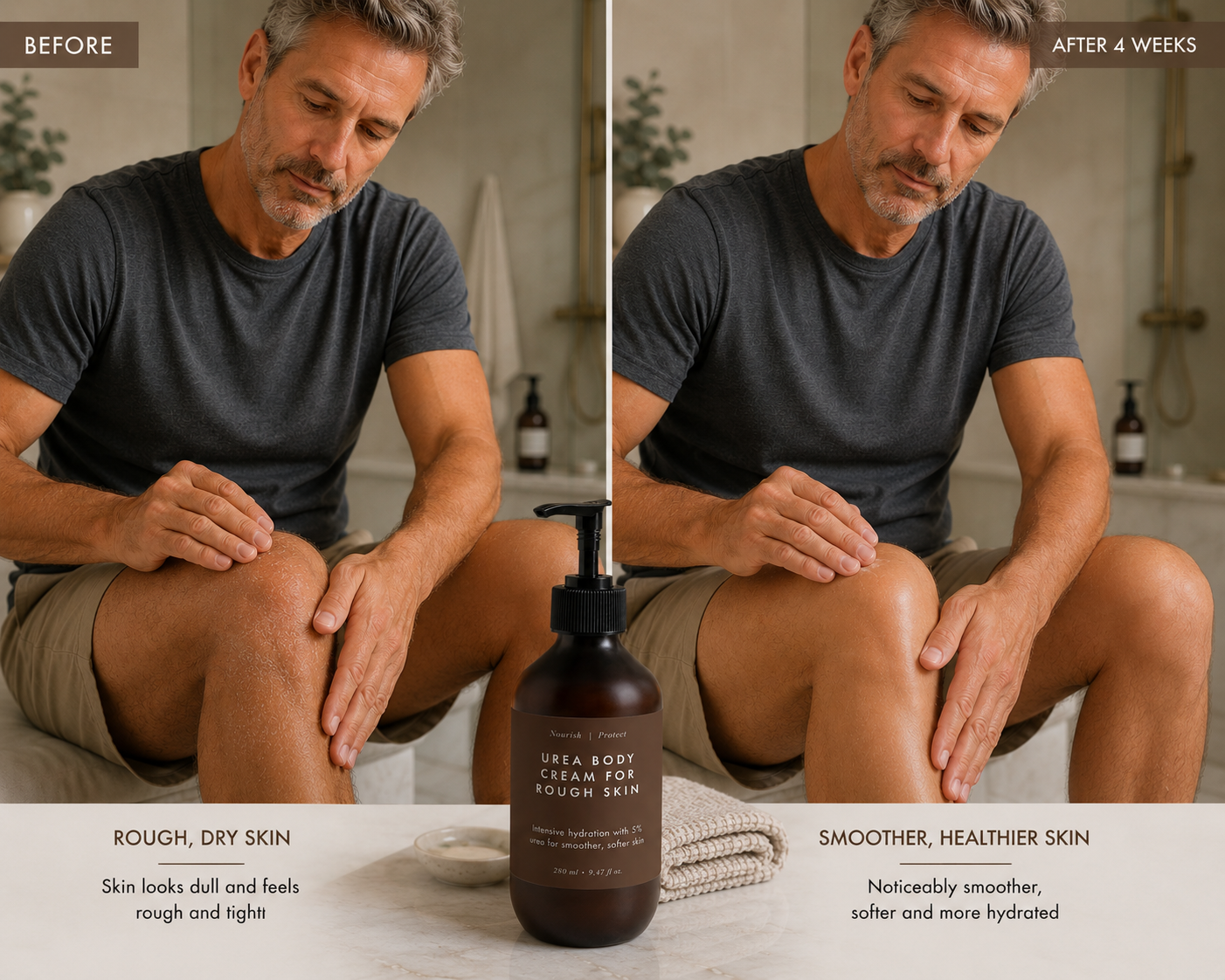 Urea Body Cream for Rough Skin