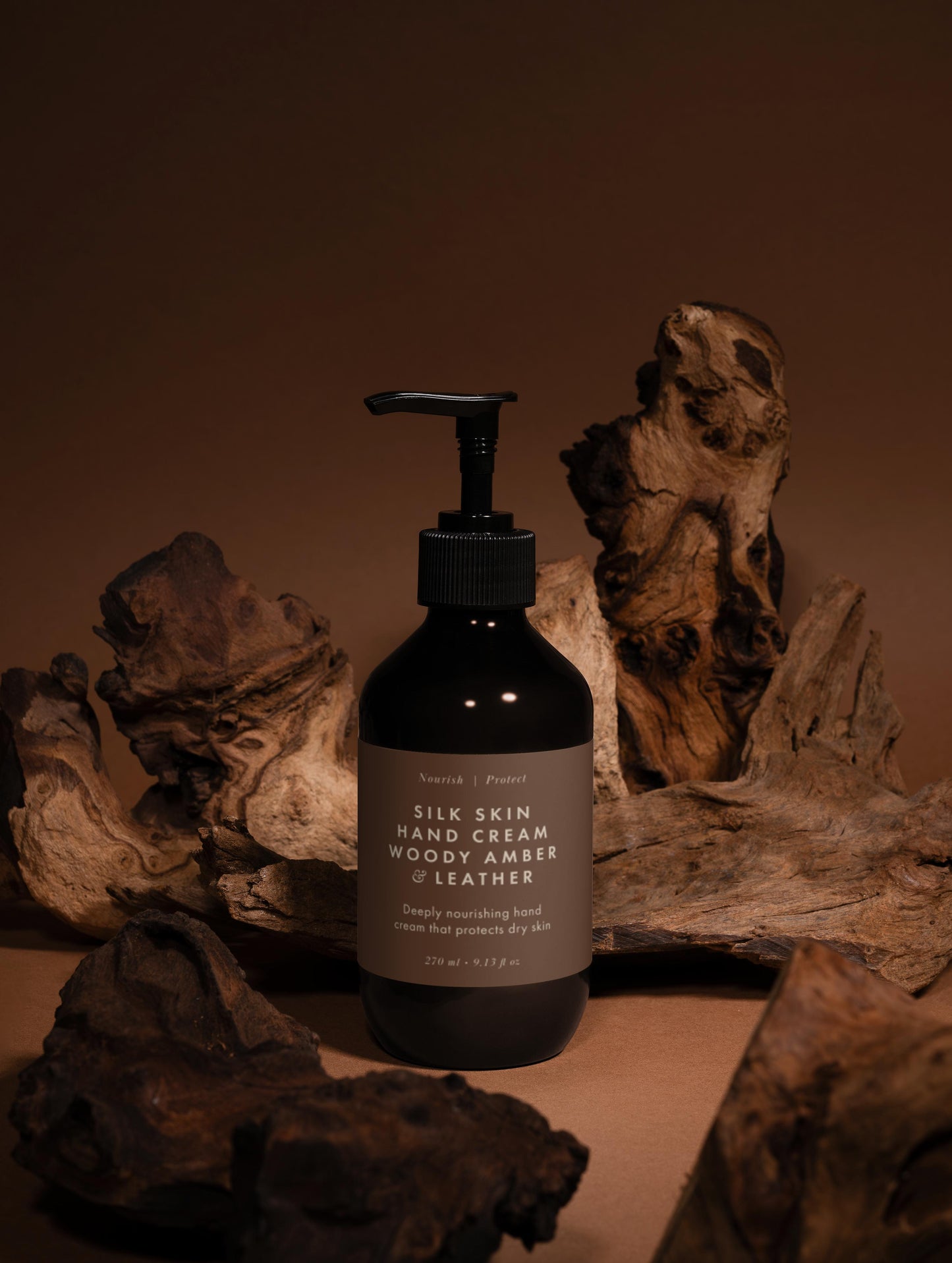 Silk Skin Hand Cream, Woody Amber & Leather