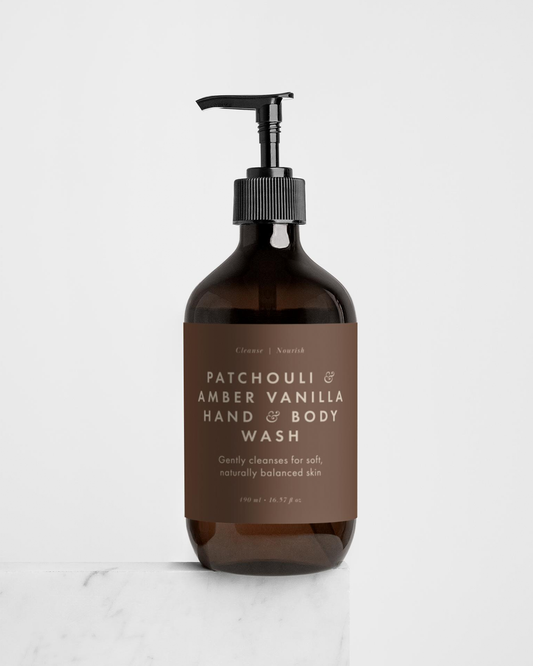 Hand & Body Wash, Patchouli & Amber Vanilla