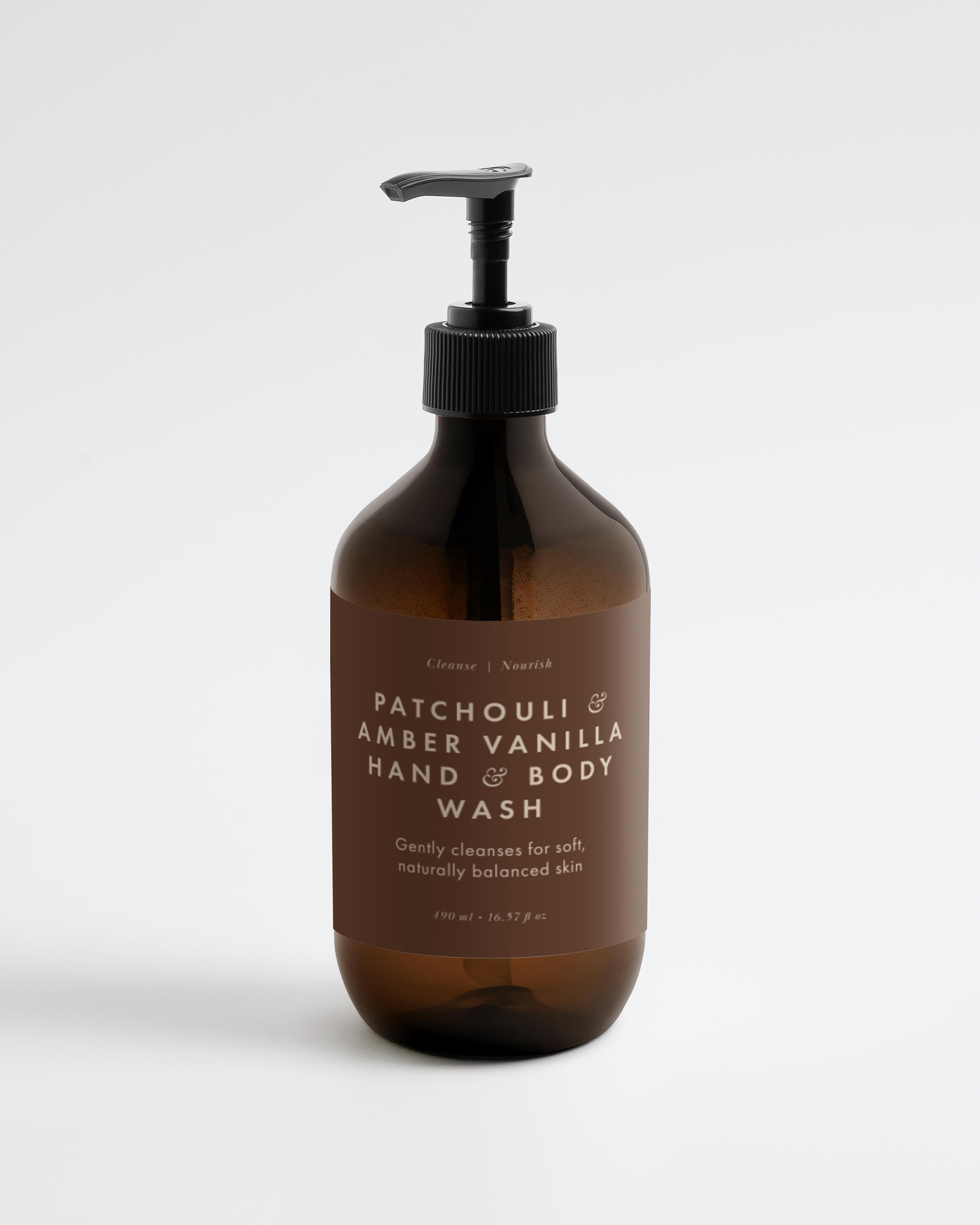Hand & Body Wash, Patchouli & Amber Vanilla