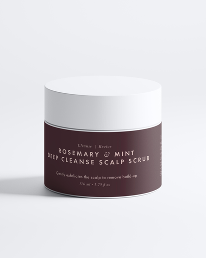 Deep Cleanse Scalp Scrub, Rosemary & Mint