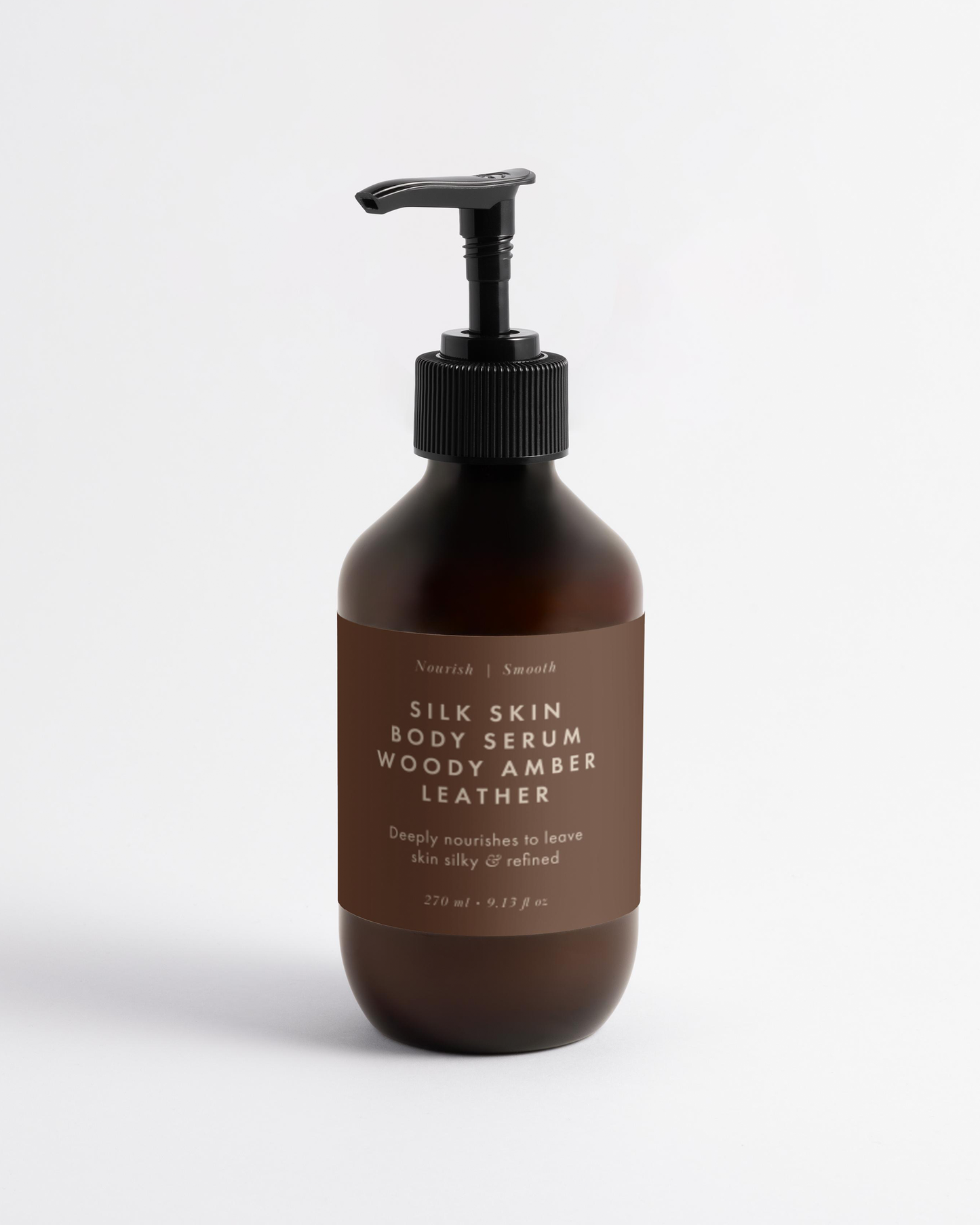 Silk Skin Body Serum, Woody Amber & Leather