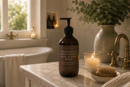 Hand & Body Wash, Patchouli & Amber Vanilla