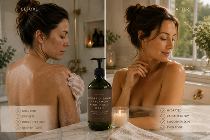 Hand & Body Wash, Ginger & Smoky Cardamom